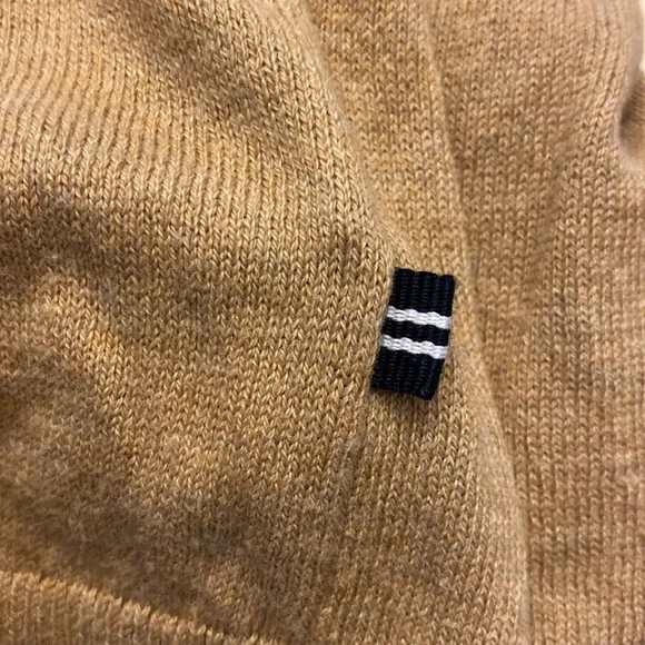 NAUTICA NAVTECH men’s Ribbed V-neck long sleeve tan sweater cotton blend XXL 🌞 - Picture 8 of 12